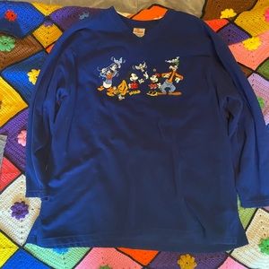 Vintage Blue Disney Store Fleece - XXL
